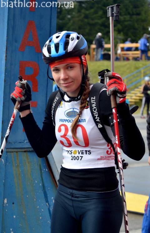 KRUCHOVA Mariya. Summer open championship of Ukraine 2013. Sprint. Women