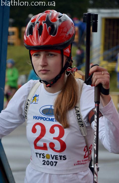 KACHMAR Maria. Summer open championship of Ukraine 2013. Sprint. Women