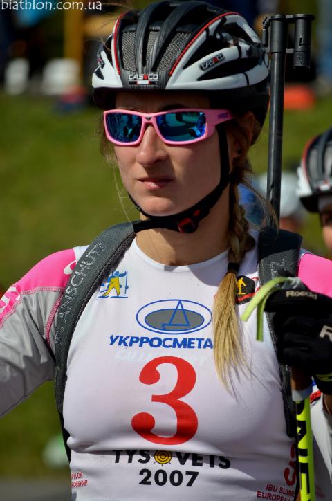 KINNUNEN Nastassia. Summer open championship of Ukraine 2013. Pursuit. Women