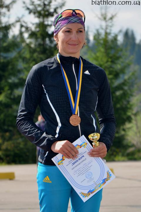 BILOSYUK Olena. Summer open championship of Ukraine 2013. Pursuit. Awards Ceremony