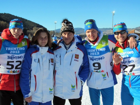 OGARKOV Alexander, , KLYACHIN Sergey, , MINGALEV Alexander. Universiade 2013. Individual races