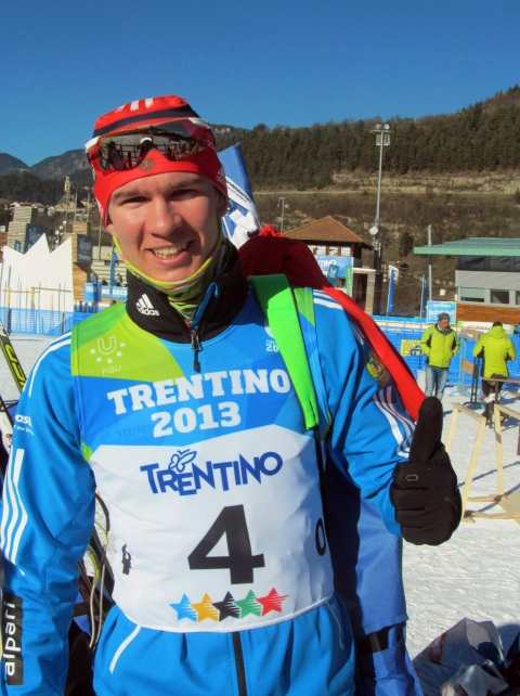 PECHENKIN Aleksandr. Universiade 2013. Sprint and pursuit
