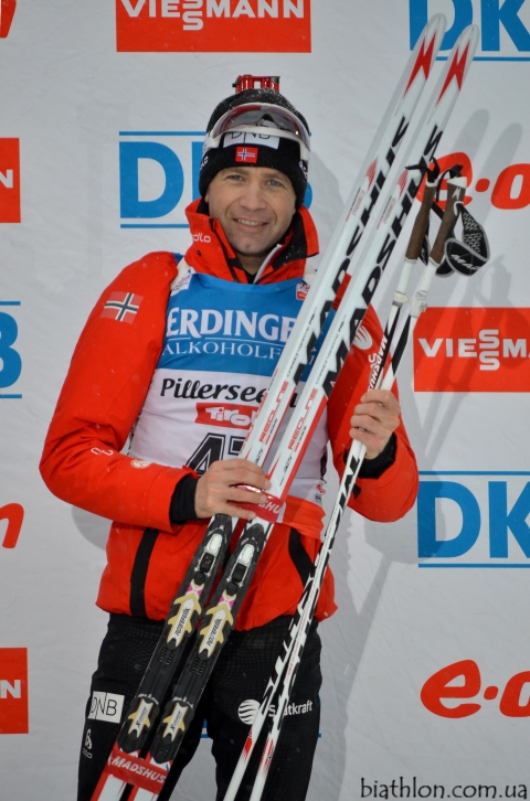 BJOERNDALEN Ole Einar. Hochfilzen 2013. Sprint (men)