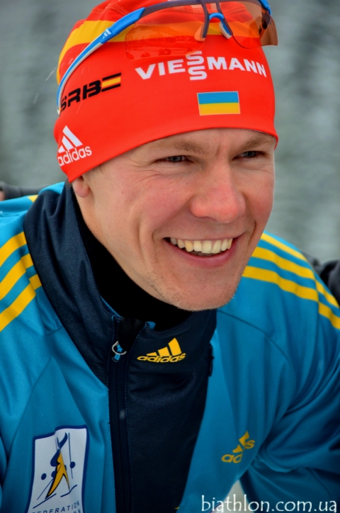 DERYZEMLYA Andriy. Hochfilzen 2013. Sprint (men)