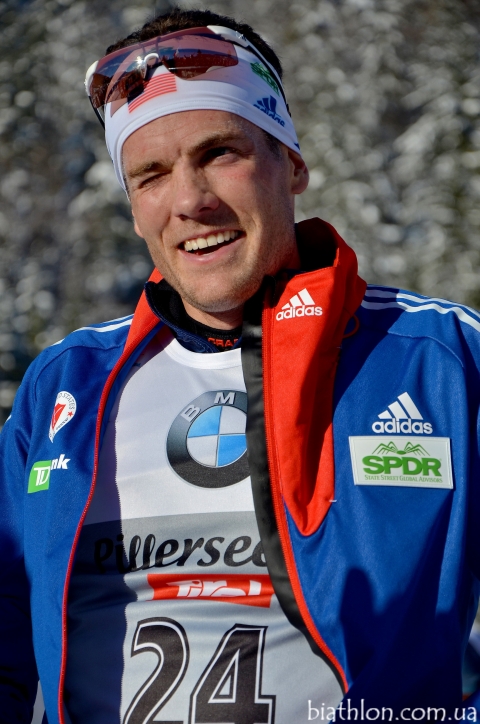 BURKE Tim. Hochfilzen 2013. Pursuit and relay (men)