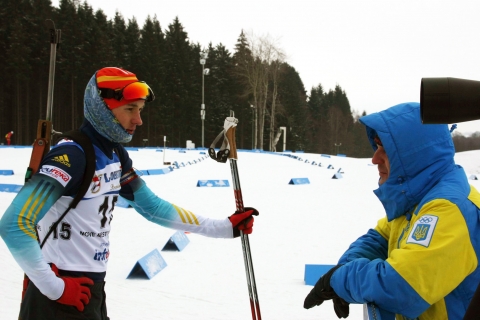ZOTS Nikolay, , TISHCHENKO Artem. Nove Mesto 2014. Sprints. Junior