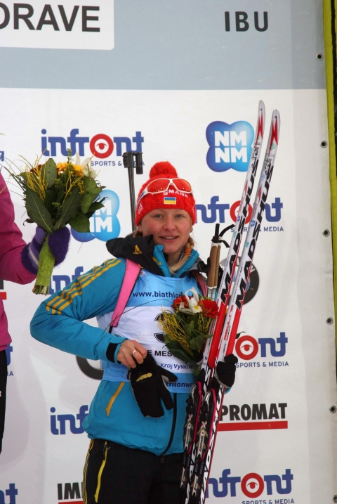 BONDAR Yana. Nove Mesto 2014. Sprints and junior training