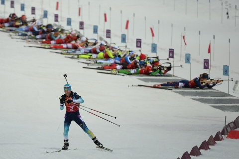 SEMERENKO Vita. Sochi 2014. Golden relay