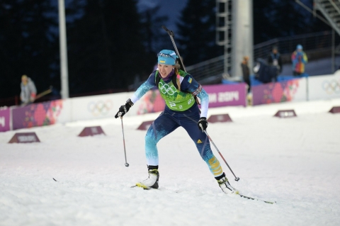 DZHIMA Yuliia. Sochi 2014. Golden relay