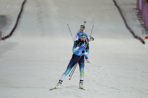 BILOSYUK Olena. Sochi 2014. Golden relay
