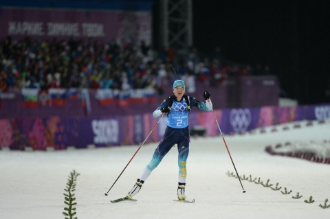 BILOSYUK Olena. Sochi 2014. Golden relay