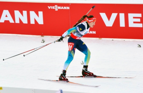ABRAMOVA Olga. Pokljuka 2014. Sprints