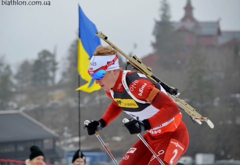 BOE Johannes Thingnes. Holmenkollen 2014. Sprint. Men