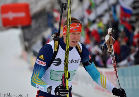 DERYZEMLYA Andriy. Holmenkollen 2014. Mixed supersprint