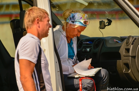 BILANENKO Olexander, , BELOVA Nadija. Team Ukraine on training in Otepaa (July 2014)