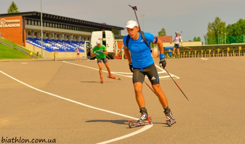 TKALENKO Ruslan. Team Ukraine on training in Otepaa (July 2014)