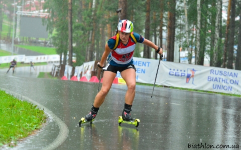 MERKUSHYNA Anastasiya. Tyumen 2014. Summer WCH. Sprints. Juniors