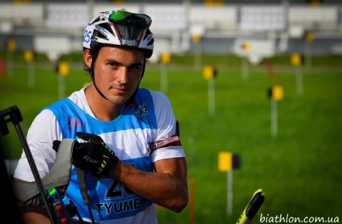 ALMOUKOV Alexei. Tyumen 2014. Summer WCH. Sprint. Men
