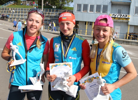 DZHIMA Yuliia, , ABRAMOVA Olga, , BONDAR Yana. Ukraine 2014. Summer open championship