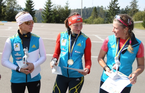 SEMERENKO Valj, , DZHIMA Yuliia, , ABRAMOVA Olga. Ukraine 2014. Summer open championship