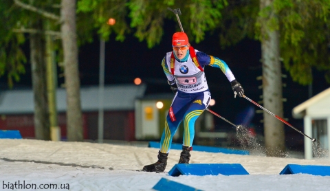 BURDYGA Natalya. Ostersund 2014. Mixed relay