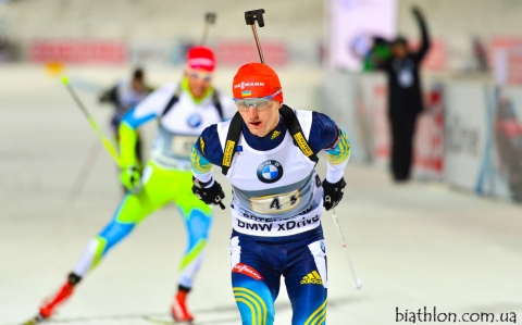 PIDRUCHNUY Dmytro. Ostersund 2014. Mixed relay