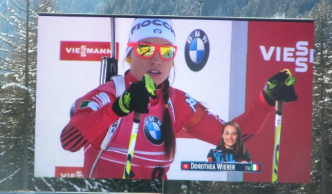 WIERER Dorothea. Antholz 2015. Sprint. Women