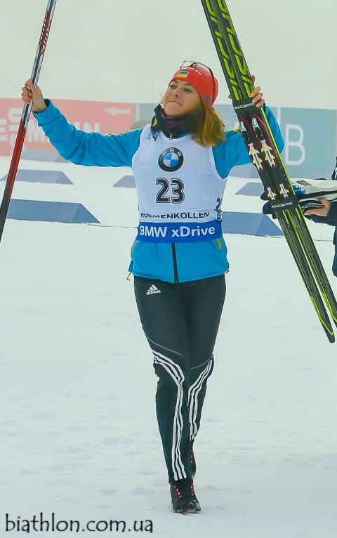DZHIMA Yuliia. Holmenkollen 2015. Individuals