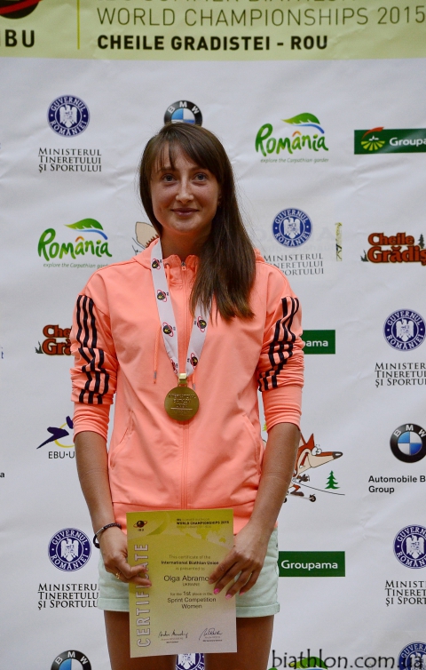 ABRAMOVA Olga. SWCH 2015. Medal ceremony