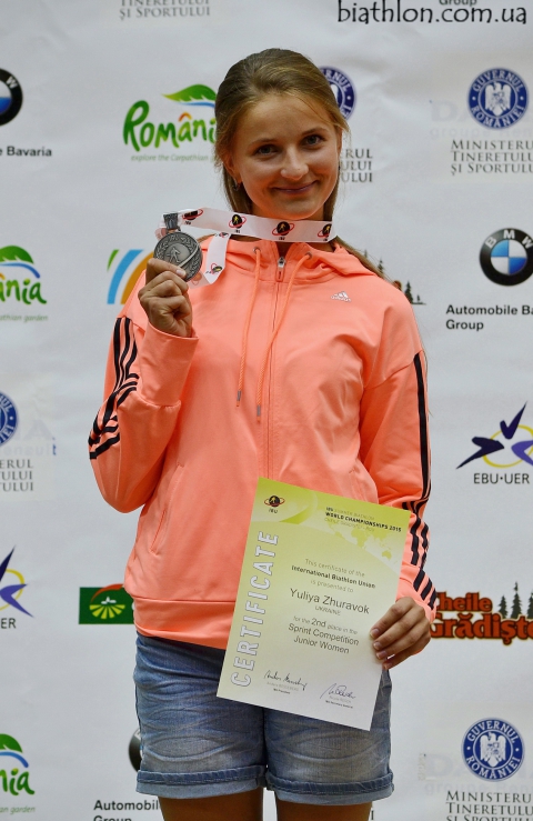 ZHURAVOK Yuliya. SWCH 2015. Medal ceremony