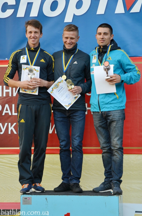 KILCHYTSKYY Vitaliy, , SEMENOV Serhiy, , PRYMA Artem. Summer championship of Ukraine 2015. Awards ceremony