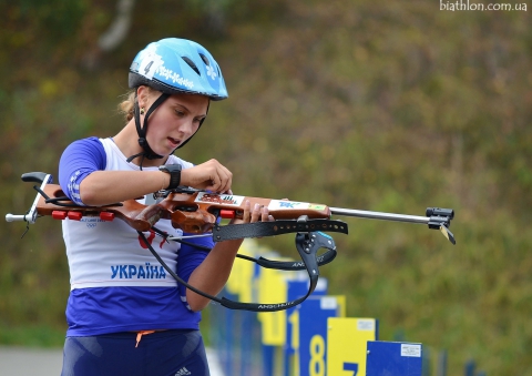 KRYVONOS Anna. Summer championship of Ukraine 2015. Mixed relay