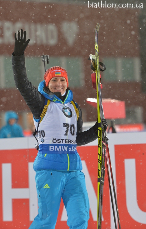 BILOSYUK Olena. Ostersund 2015. Sprint. Women