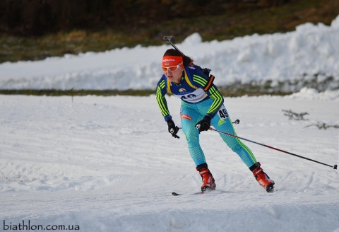 BONDAR Yana. Ridnaun 2015. Iryna VARVYNETS first in sprint