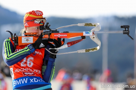 ABRAMOVA Olga. Hochfilzen 2015. Sprints and relays
