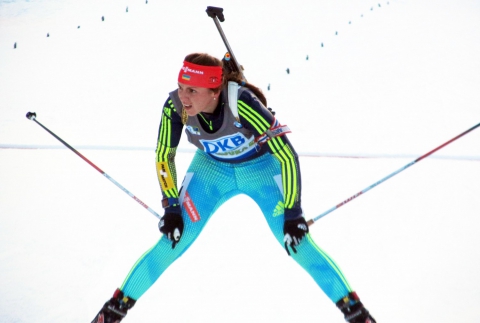 PETRENKO Iryna. Pokljuka 2015. Sprint. Women