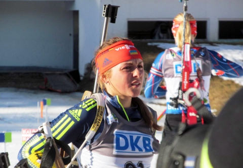 PETRENKO Iryna. Pokljuka 2015. Sprint. Women