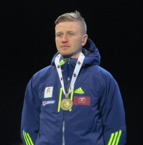 SEMENOV Serhiy. WCH 2016. Evening medal ceremony