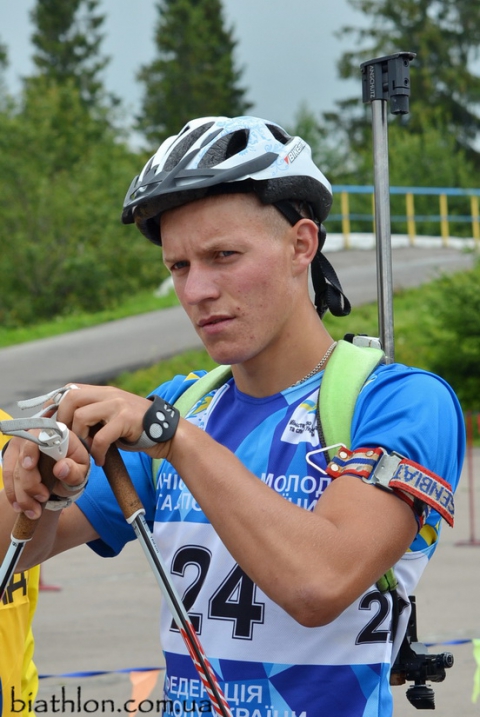 BRYHADYR Ruslan. Junior summer championship of Ukraine 2016. Tysovets. Sprint
