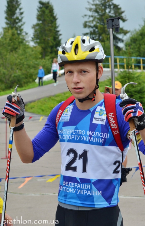 MYHDA Anton. Junior summer championship of Ukraine 2016. Tysovets. Sprint