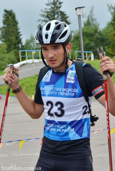PIDHRUSHNYI Andrii. Junior summer championship of Ukraine 2016. Tysovets. Sprint