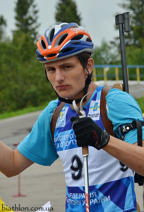 PONOMARENKO Oleksandr. Junior summer championship of Ukraine 2016. Tysovets. Sprint