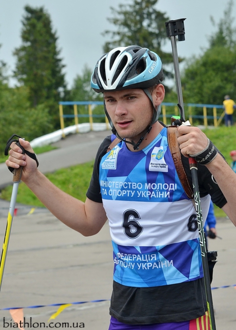 PAVLUS Rostislav. Junior summer championship of Ukraine 2016. Tysovets. Sprint