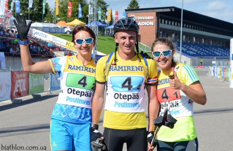 BILOSYUK Olena, , DZHIMA Yuliia, , PIDRUCHNUY Dmytro. Otepaa 2016. Mixed relays