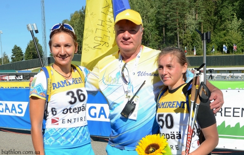 BILOSYUK Olena, , BRYNZAK Volodymyr, , PETRENKO Iryna. Otepaa 2016. Sprints