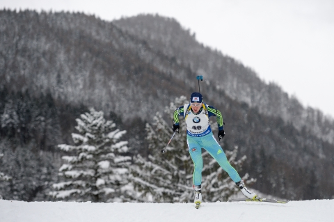 BILOSYUK Olena. Ruhpolding 2017. Sprint. Women