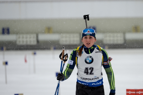 PETRENKO Iryna. Ruhpolding 2017. Sprint. Women