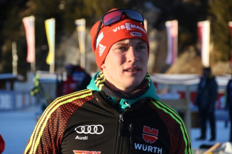 DOLL Benedikt. Antholz 2017. Relay. Men