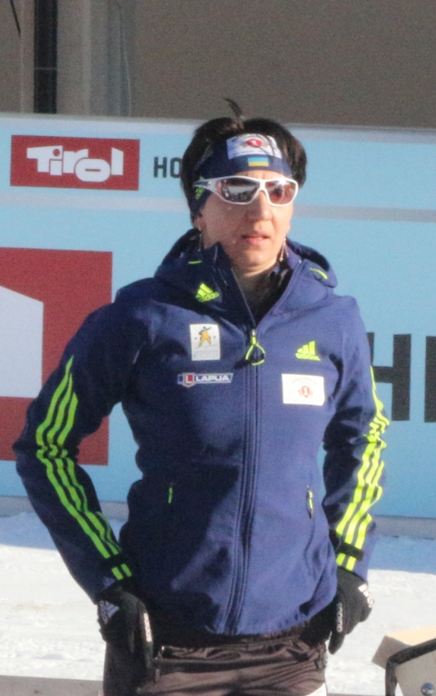 BILOSYUK Olena. Hochfilzen 2017. Sprint. Women