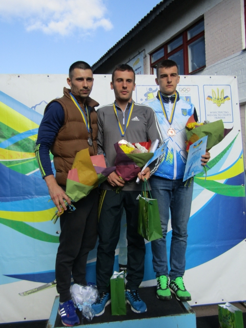 PRYMA Artem, , IVKO Maksym, , IGNATIEV Dmitrii. Summer Ukrainian Championship 2017. Sprint